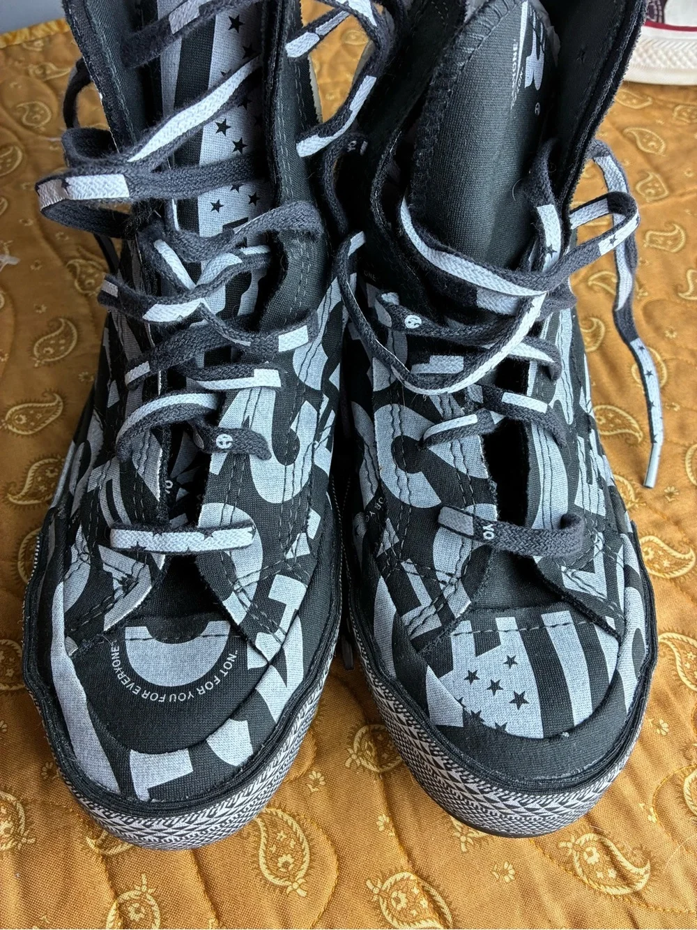 Converse Telfar Chuck 70 Black & White High-Top Sneakers